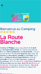 Mobile Screenshot of campinglarouteblanche.com